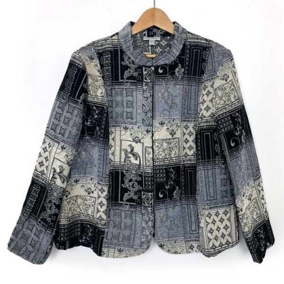 Vintage Dressbarn Embroidered Tapestry Jacket - Picture 2 of 11